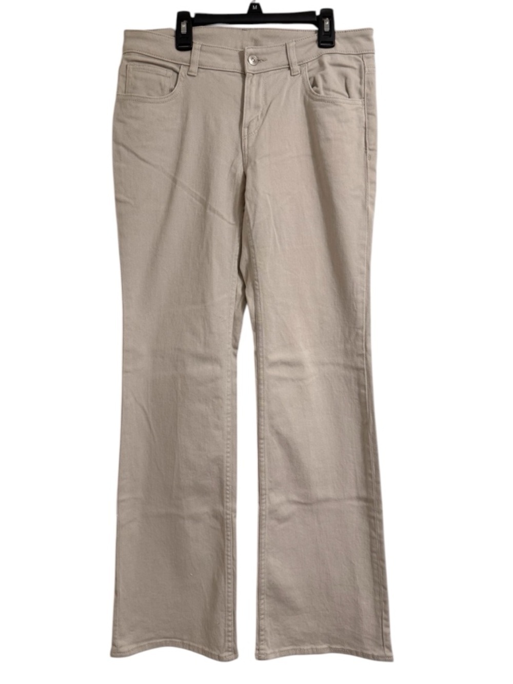 H&M Divided Beige/Cream Bootcut Jeans Size 10